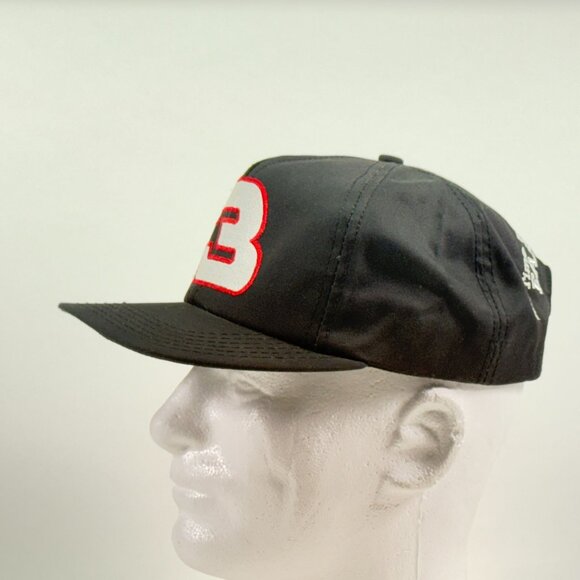 Dale Earnhardt 6-Time Winston Cup Champion Snapback Hat Black 3 USA Authentic - Picture 4 of 9